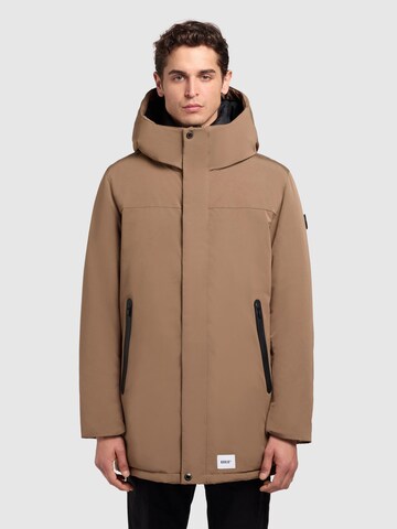 Parka invernale 'Kann' di khujo in marrone: frontale