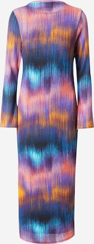 Warehouse - Vestido em mistura de cores: frente