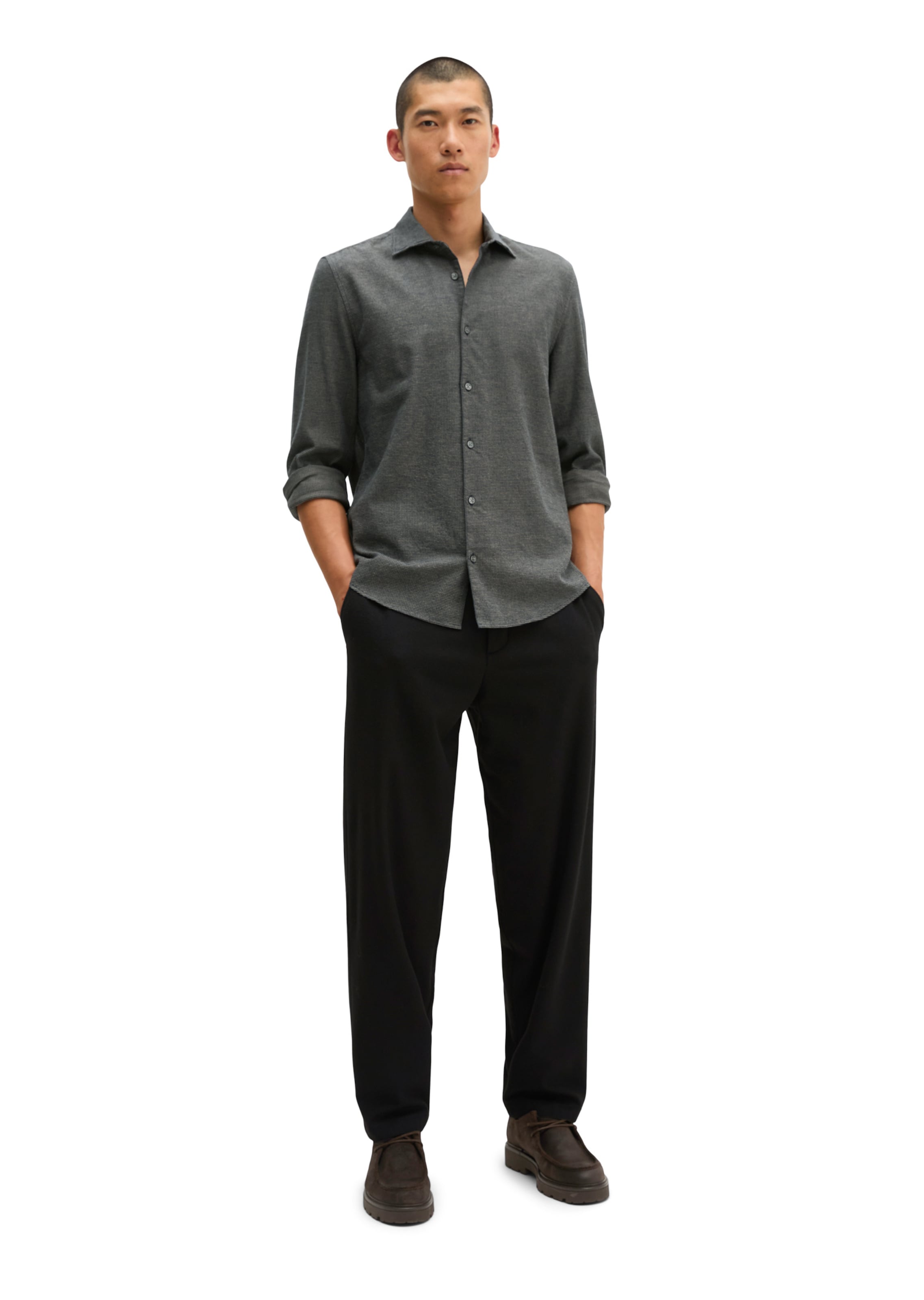 Marc O'Polo Slim Fit Unterhemd in Blau: Vorderseite