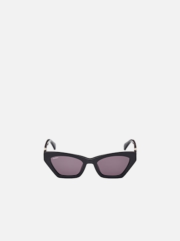 Max Mara Sonnenbrille 'Maxmara MM0057 Shiny black 52/19/140 Women Sunglasses'‌‌ in Schwarz: Vorderseite