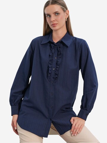 Bigdart - Blusa 'Hemden' em azul