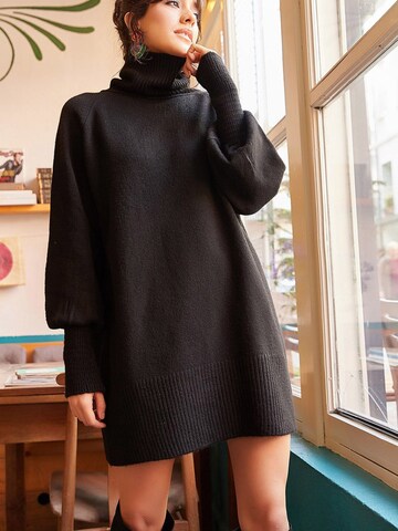 Abito in maglia di olalook in nero