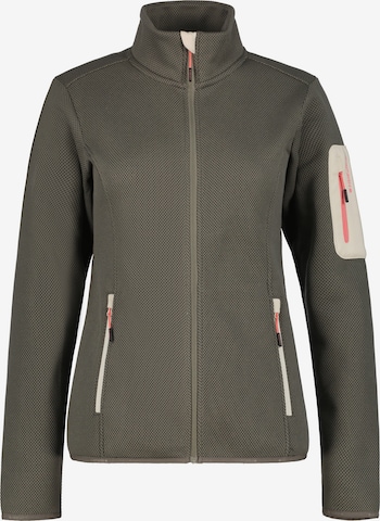 ICEPEAKTehnička flis jakna 'Bowersville' - siva boja: prednji dio