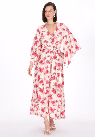 Usha Blousejurk in Roze: voorkant