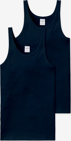 SCHIESSER Undershirt ' Essentials ' in Blue: front