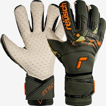 REUSCH Athletic Gloves 'Attrakt' in Green: front