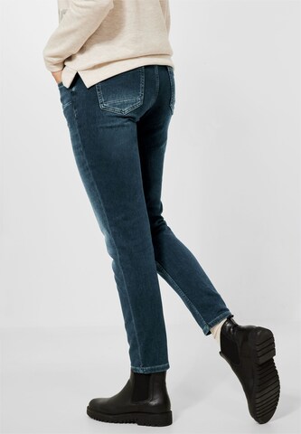 CECIL Slimfit Jeans 'Tracey' in Blauw