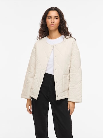 VILA Přechodná bunda – béžová: přední strana