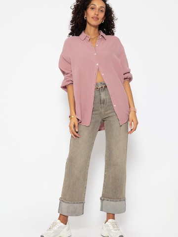 SASSYCLASSY Bluse 'kürzere Variante' in Pink