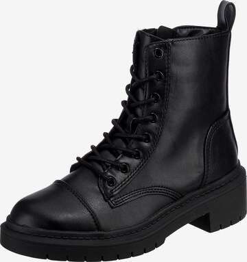 ALDO Lace-Up Ankle Boots 'Goer' in Black: front