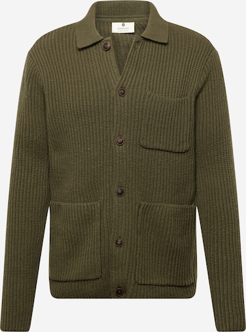 anerkjendt Knit Cardigan 'AKSKJOLD' in Green: front