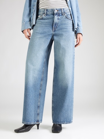 Calvin Klein Jeans Baggy Τζιν σε μπλε: μπροστά