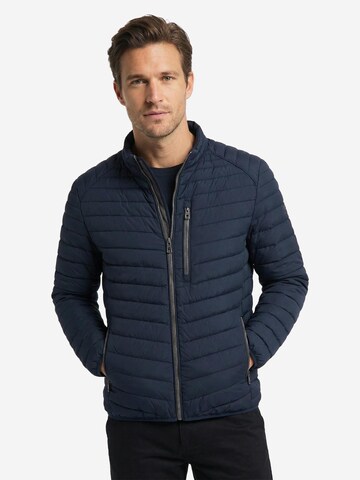 CASAMODA Between-Season Jacket 'Basic' in Blue: front