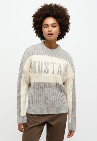 MUSTANG Pullover in Grau: predná strana