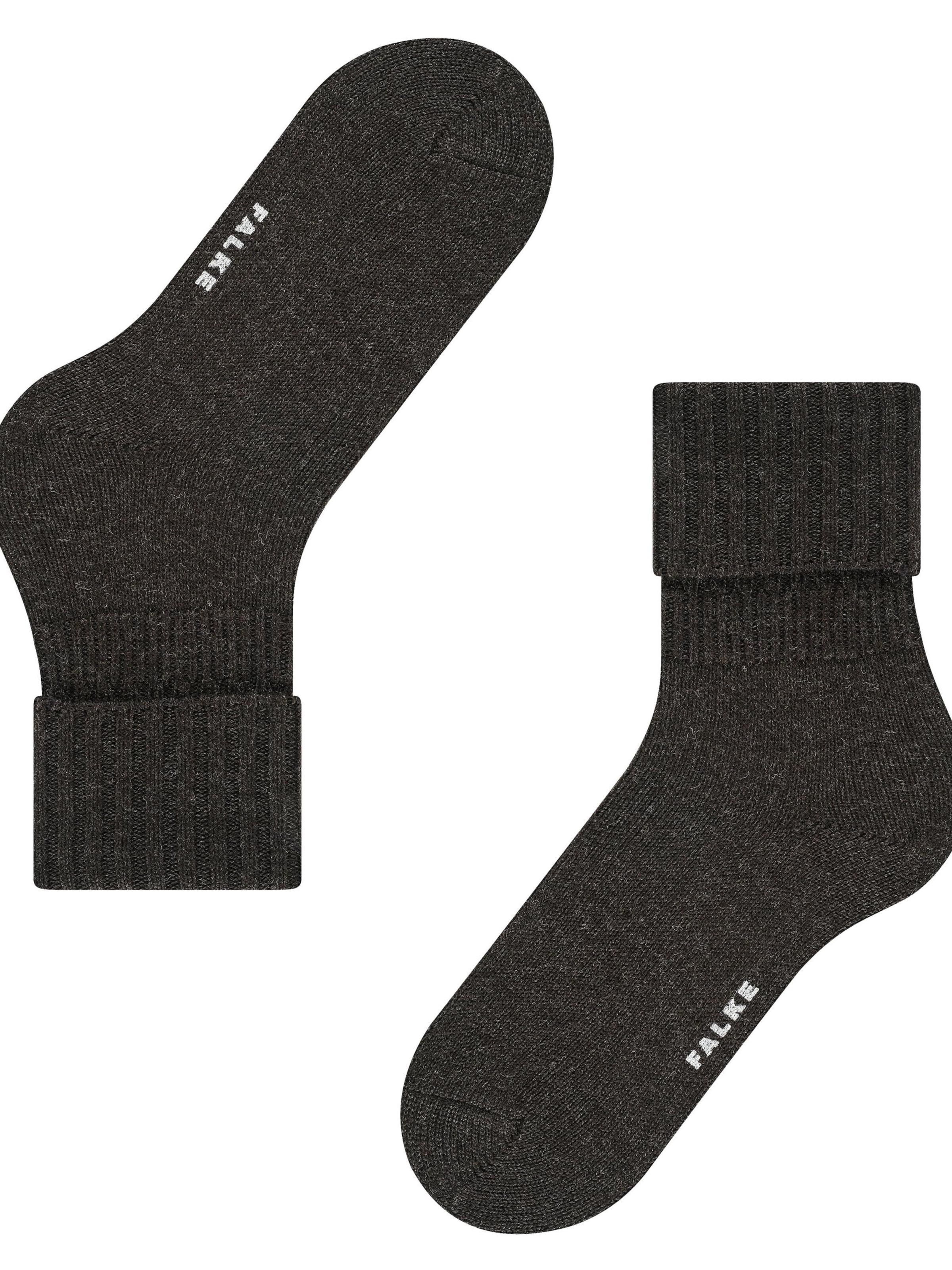 FALKE Socks 'Striggings Rib' in Grey