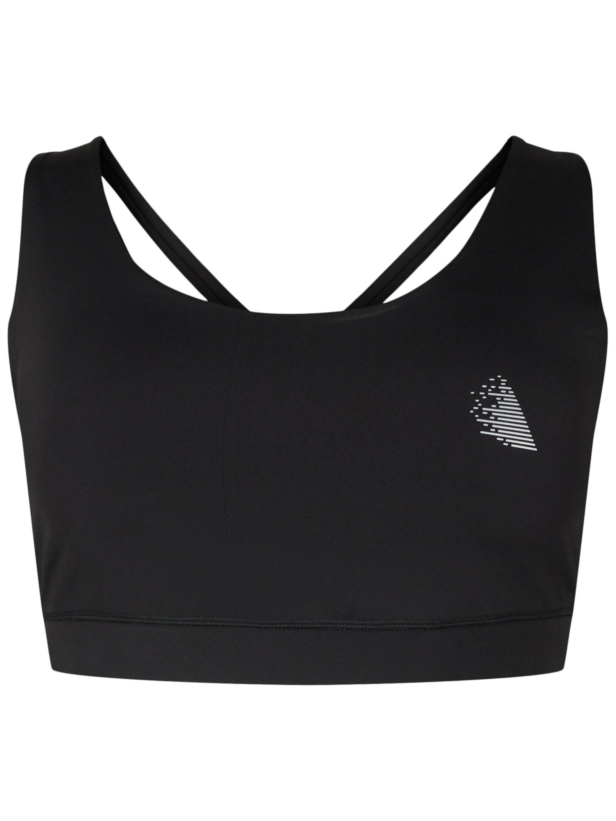 Active by Zizzi Бюстье Спортивный бюстгальтер в Черный: спереди