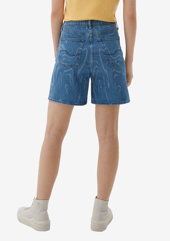 QS Tapered Shorts in Blau