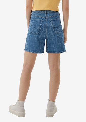 QS Tapered Shorts in Blau
