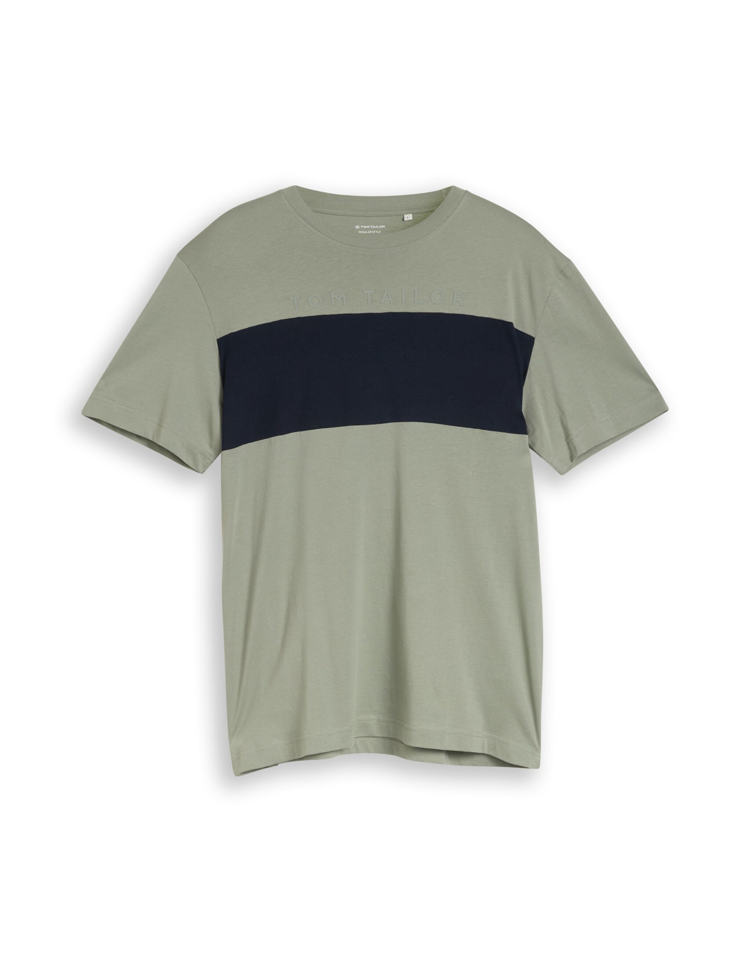 TOM TAILOR Póló - zöld: elől