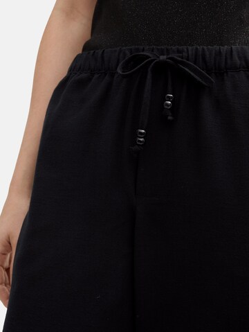 TOM TAILOR DENIM Loose fit Pants in Black