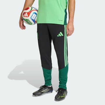 ADIDAS PERFORMANCE Tapered Sporthose 'FMF' in Schwarz: Vorderseite