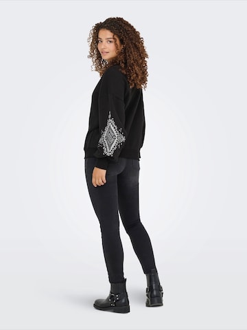 ONLY Sweatshirt 'ONLCally' in Schwarz