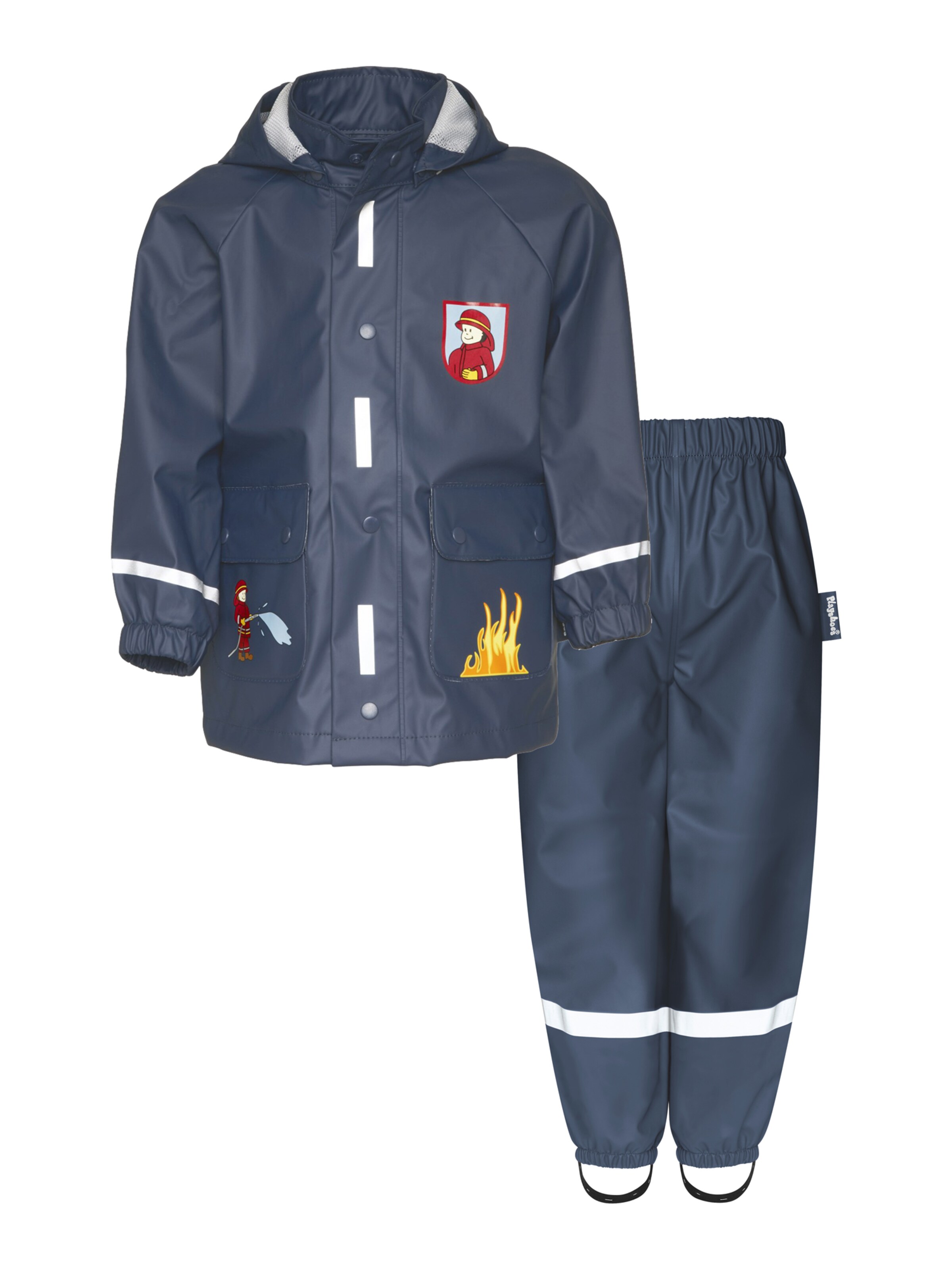 PLAYSHOES Athletic Suit 'Feuerwehr' in Blue