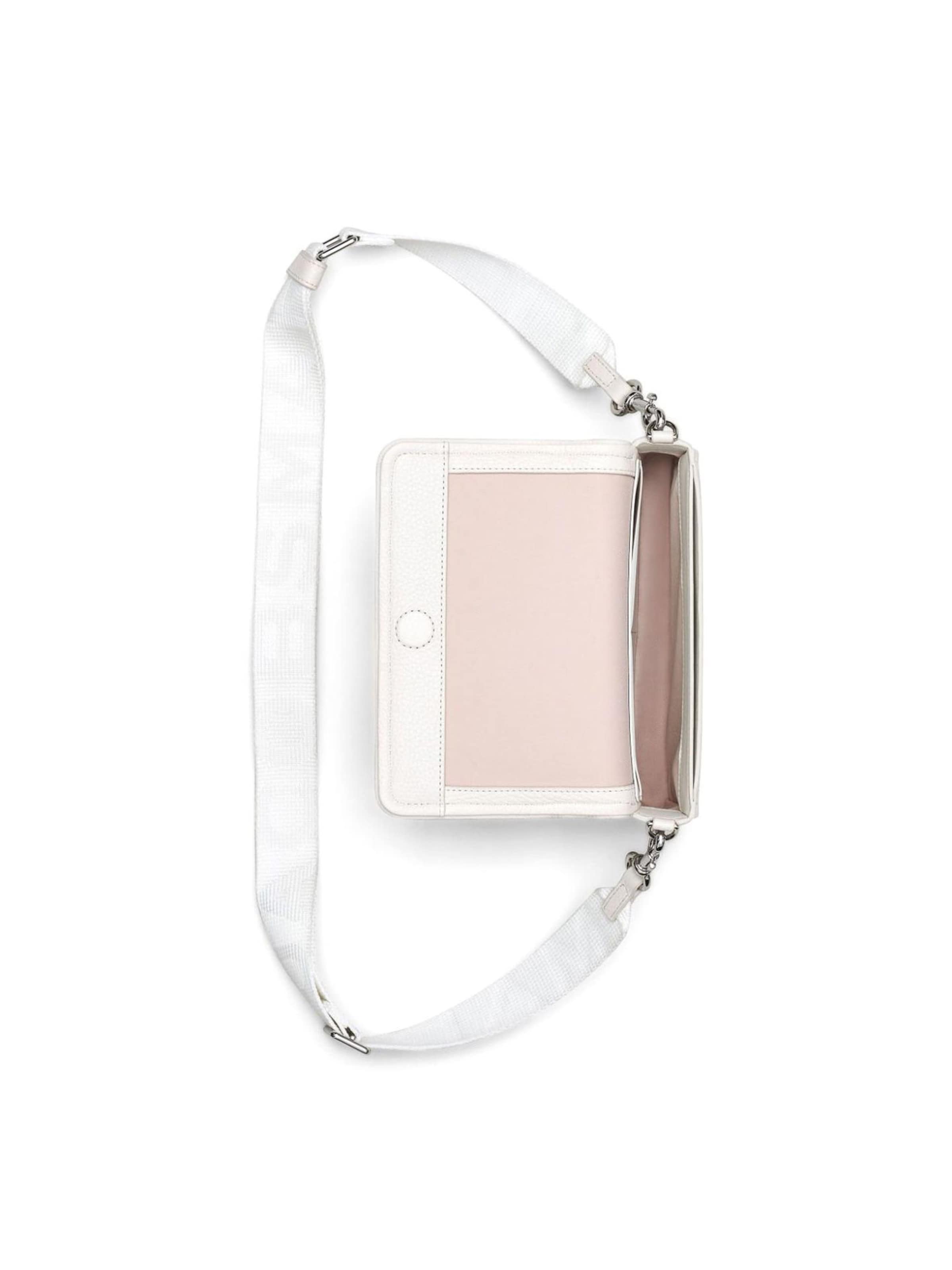 Marc Jacobs Schoudertas 'The Leather Mini Bag Crossbody Bag' in Wit