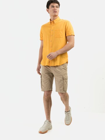 CAMEL ACTIVE Regular fit Button Up Shirt in Yellow