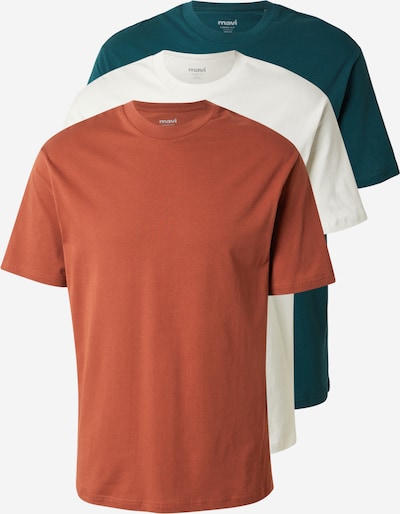 Marškinėliai iš Mavi, spalva – tamsiai žalia / mandarinų spalva / balkšva, Prekių apžvalga