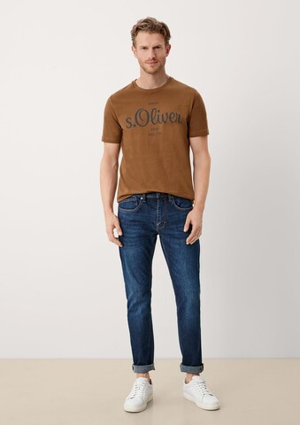 Coupe slim Jean 'KEITH' s.Oliver en bleu