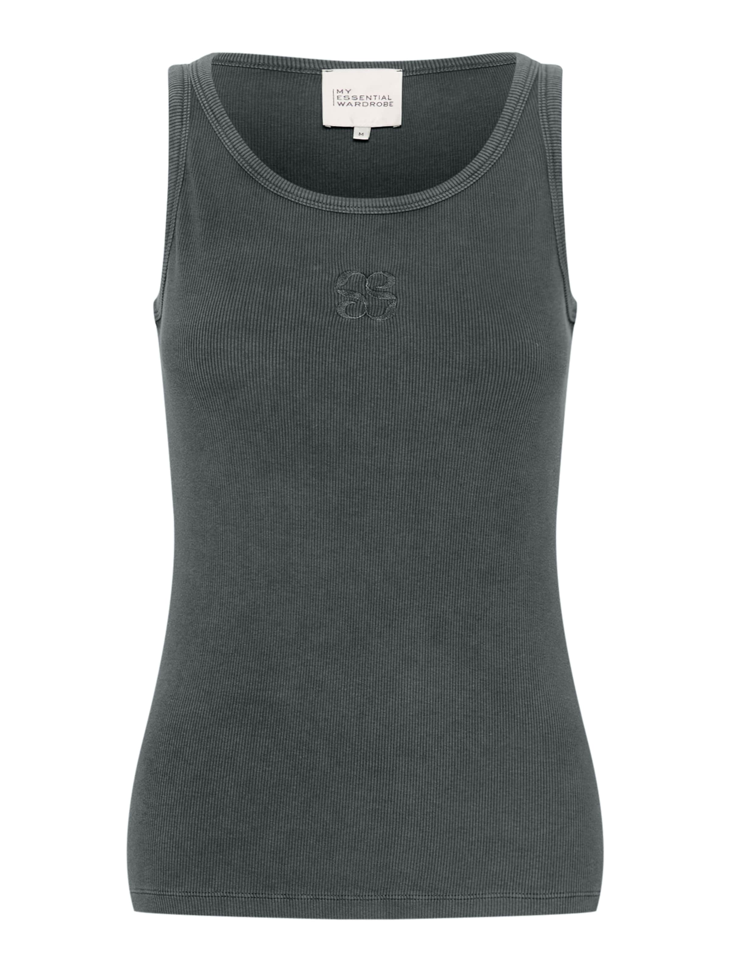 Top di My Essential Wardrobe in nero: frontale