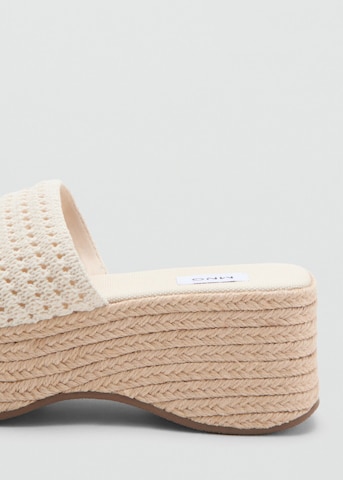 MANGO TEEN Mules 'Marta' in Beige