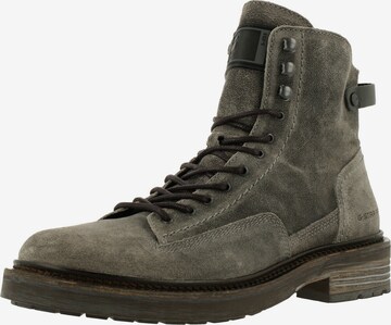 G-Star RAW Lace-Up Boots 'Roofer' in Grey: front