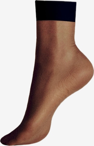 KUNERT Socken 'Perfect Shine 15' in Schwarz: Vorderseite