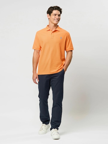 U.S. POLO ASSN. Overhemd 'Alfred' in Oranje