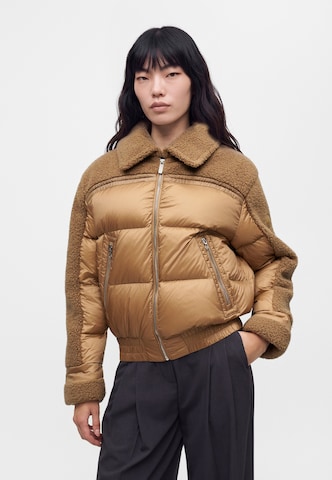 Giacca invernale di Colmar in beige: frontale