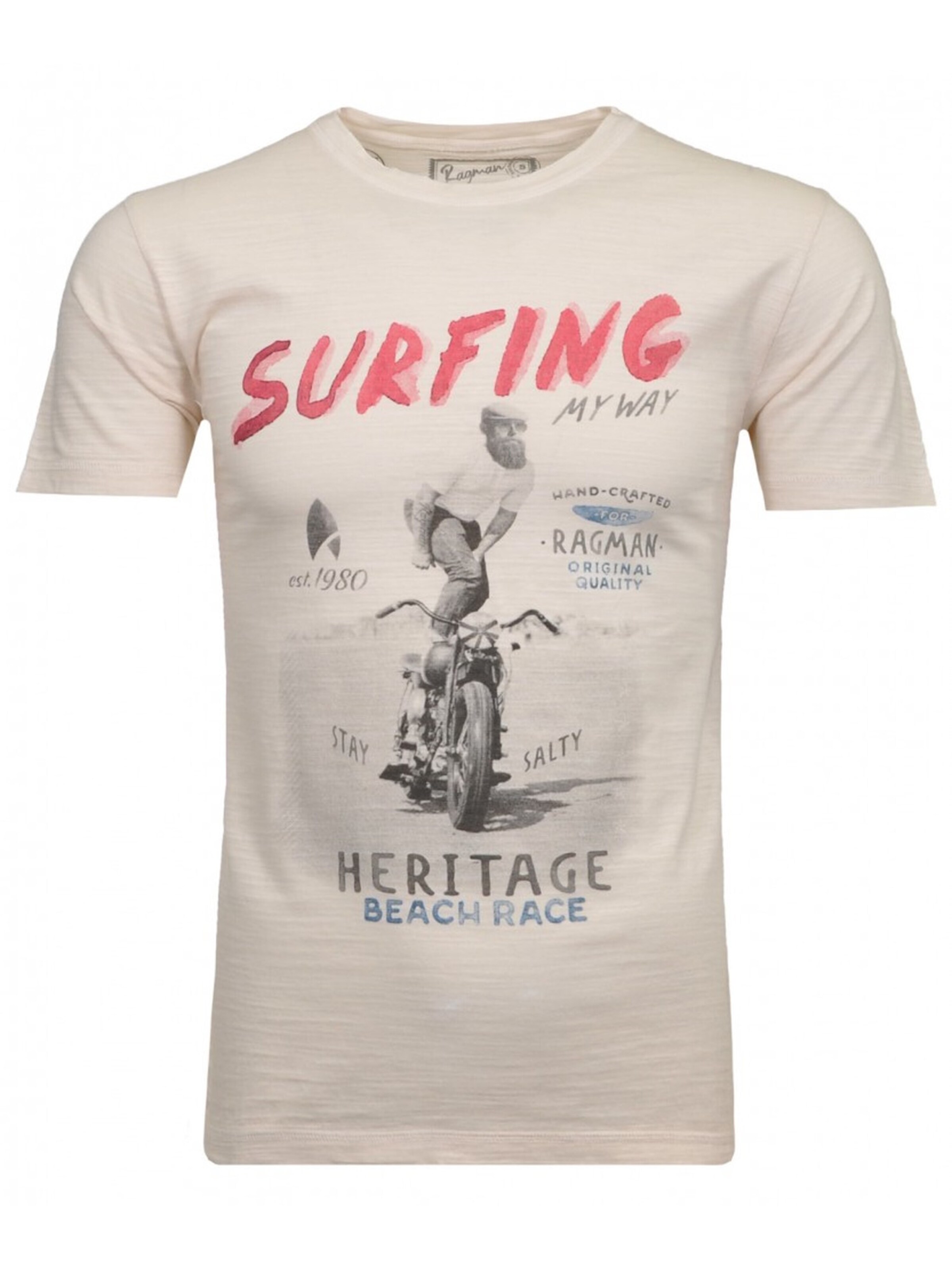 Ragman T-Shirt in Beige: Vorderseite