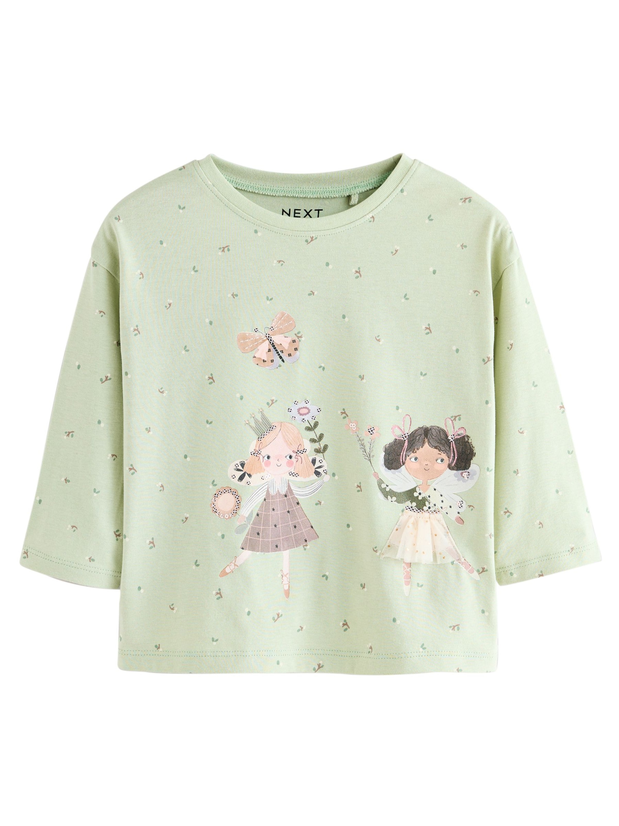 Next Μπλουζάκι σε πράσινο: μπροστά