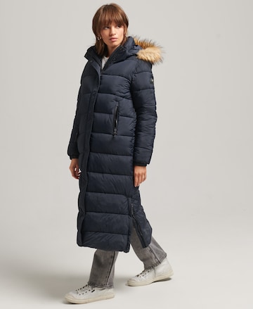 Superdry Winter Coat in Blue