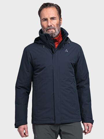Schöffel Between-season jacket in Blue: front
