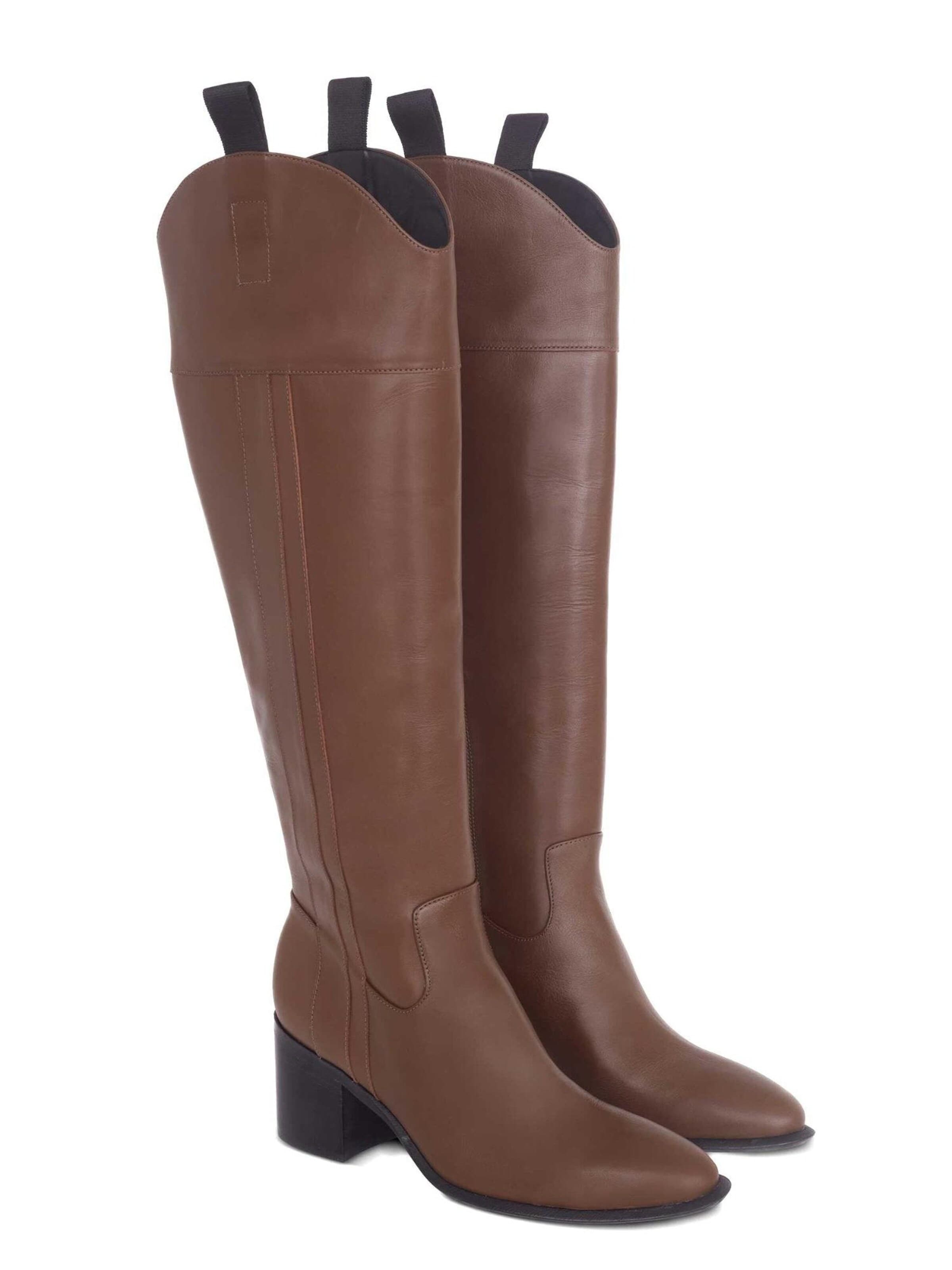 Mangara Atelier Boots in Bruin: voorkant