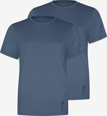 SLOGGI Undershirt 'SLG Base Soft' in Blue: front