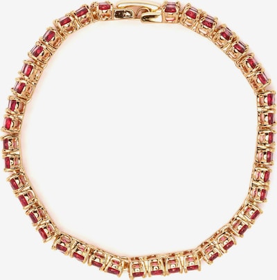 Luxenter Bracelet 'Uriom' en 19 cm en rouge, Vue avec produit