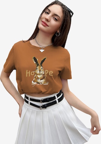 GORHEY Shirt in Orange: Vorderseite