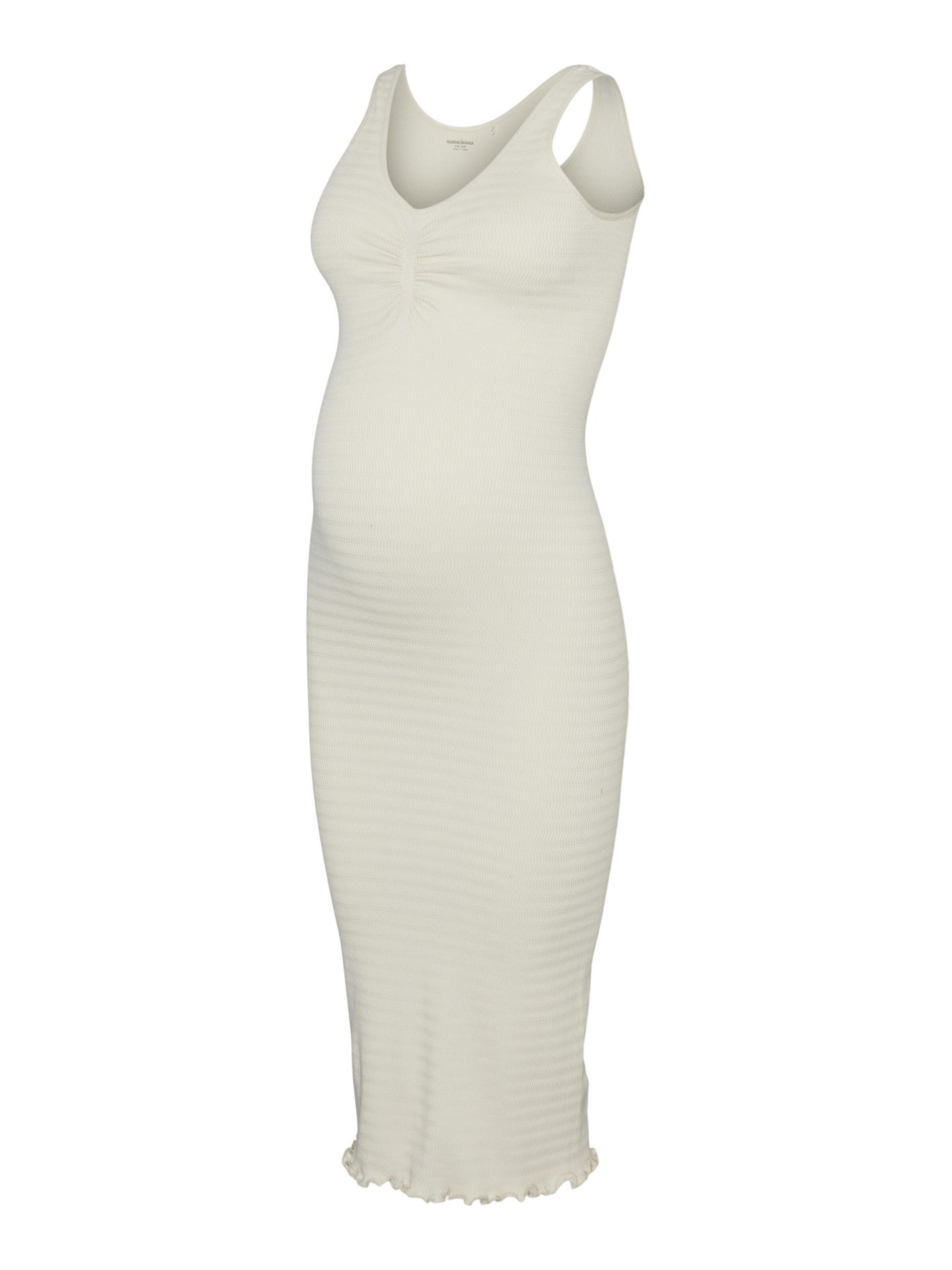 Robe MAMALICIOUS en gris : devant