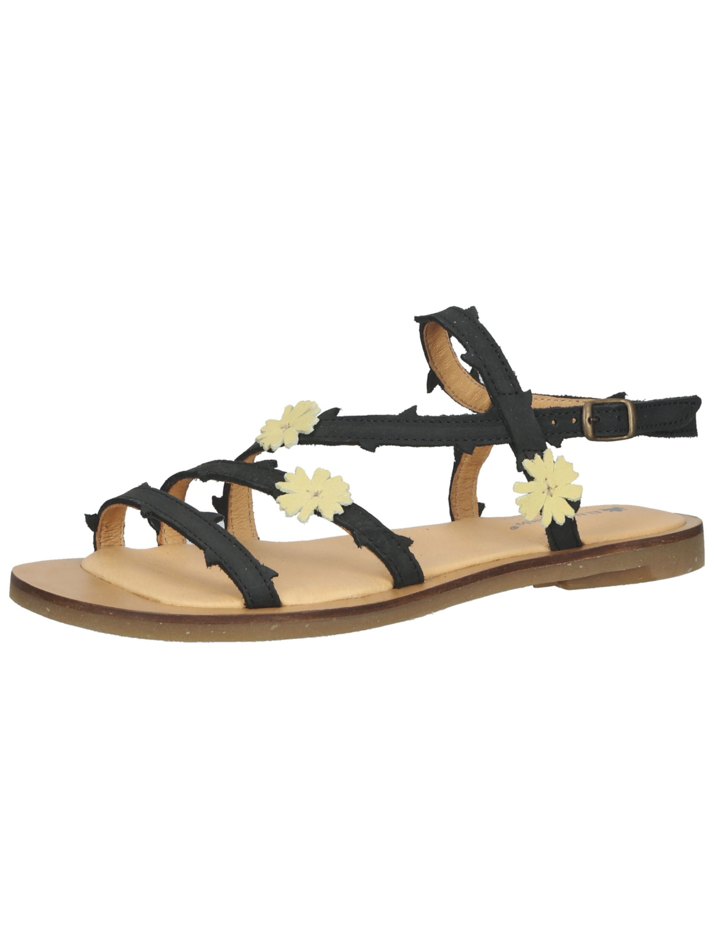EL NATURALISTA Sandalen met riem in Zwart: voorkant