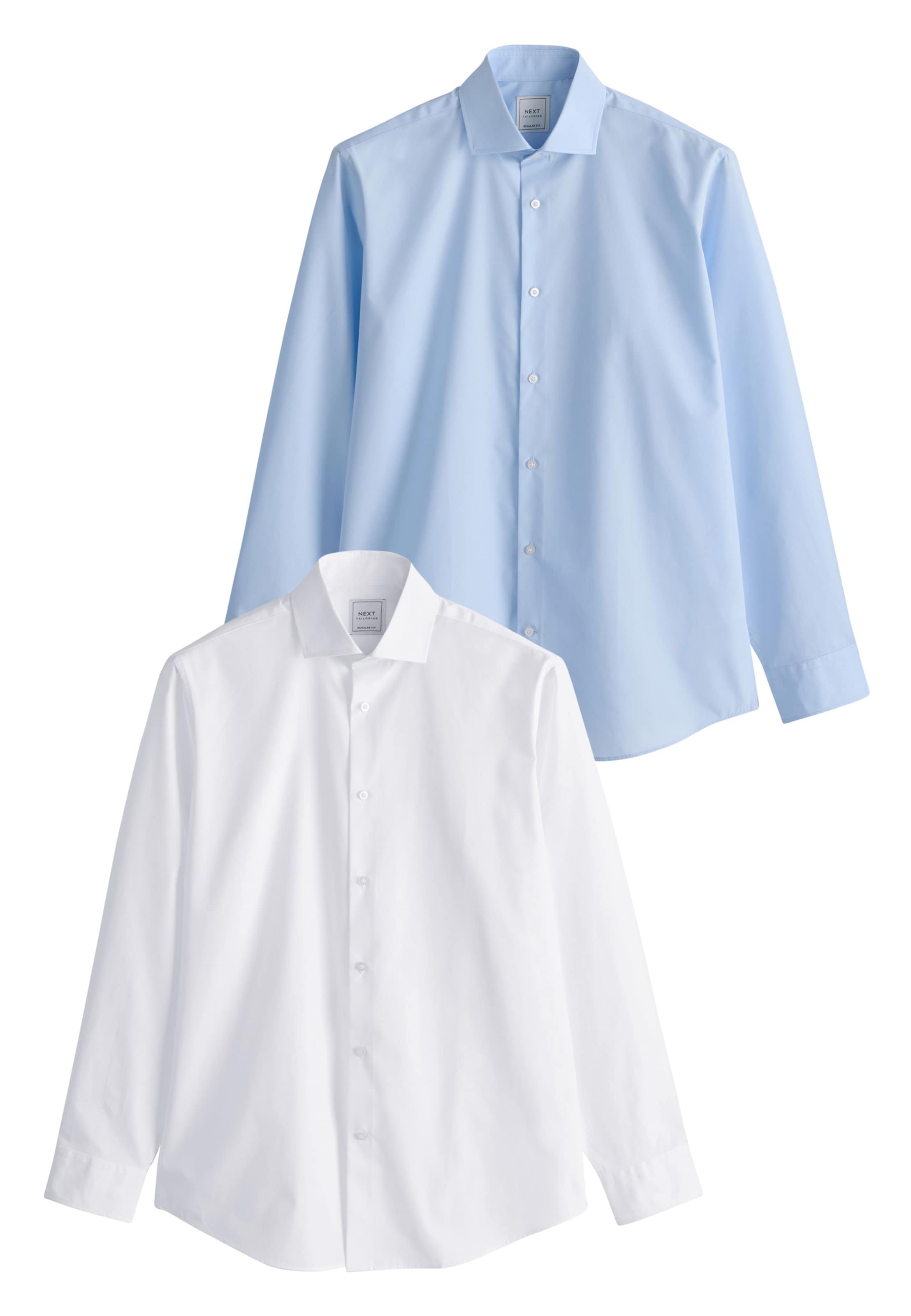 Coupe regular Chemise Next en bleu : devant