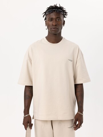 T-Shirt 'Fox Tail' VAMOS CLO en beige : devant