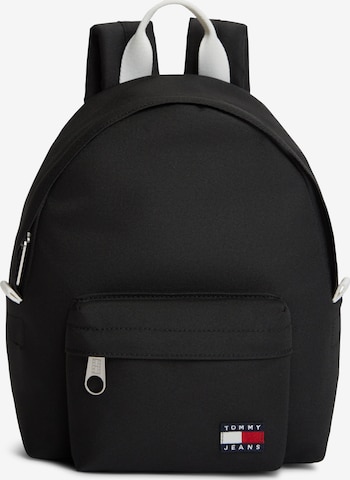 Tommy Jeans Rucksack 'ESS' in Schwarz: Vorderseite